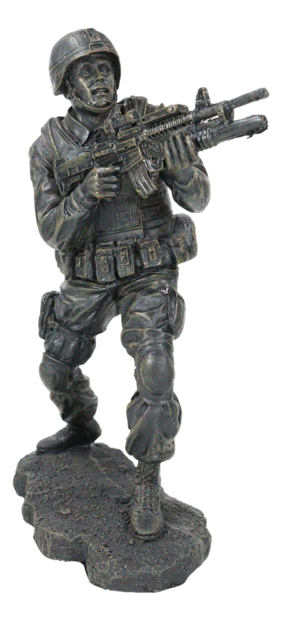 Ebros Military Solider In Battle Figurine 7.25 Inch Tall - Image 5