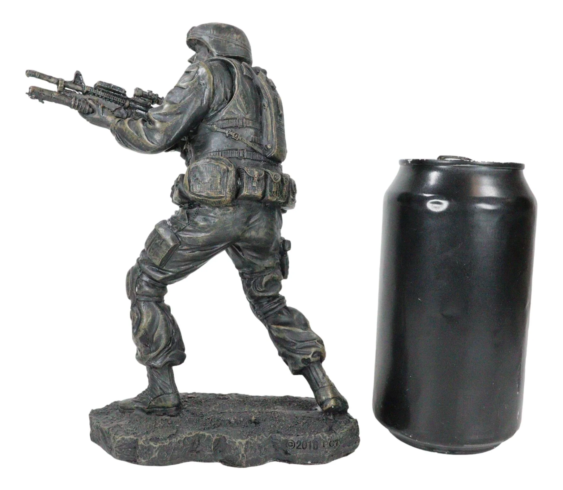 Ebros Military Solider In Battle Figurine 7.25 Inch Tall - Image 6