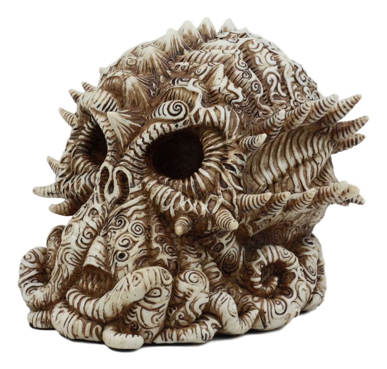 Ebros Mythological God Cthulhu Skull Statue 7" Long Alien Monster Kraken Octopus Decorative Figurine - Image 2