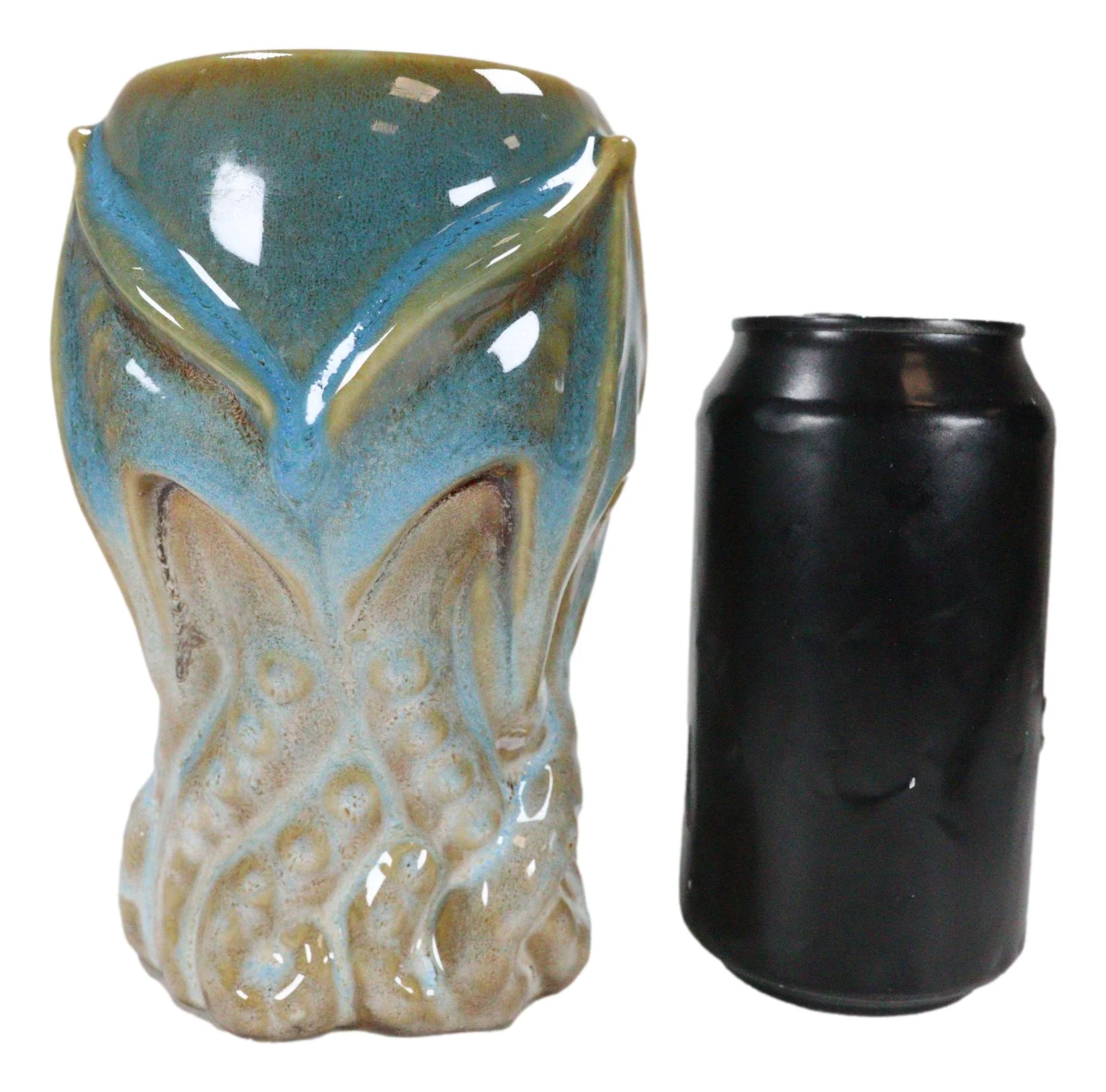 Blue Nautical Cthulhu Cosmic Monster Octopus Kraken Ceramic Tall Pint Mug Cup - Image 9