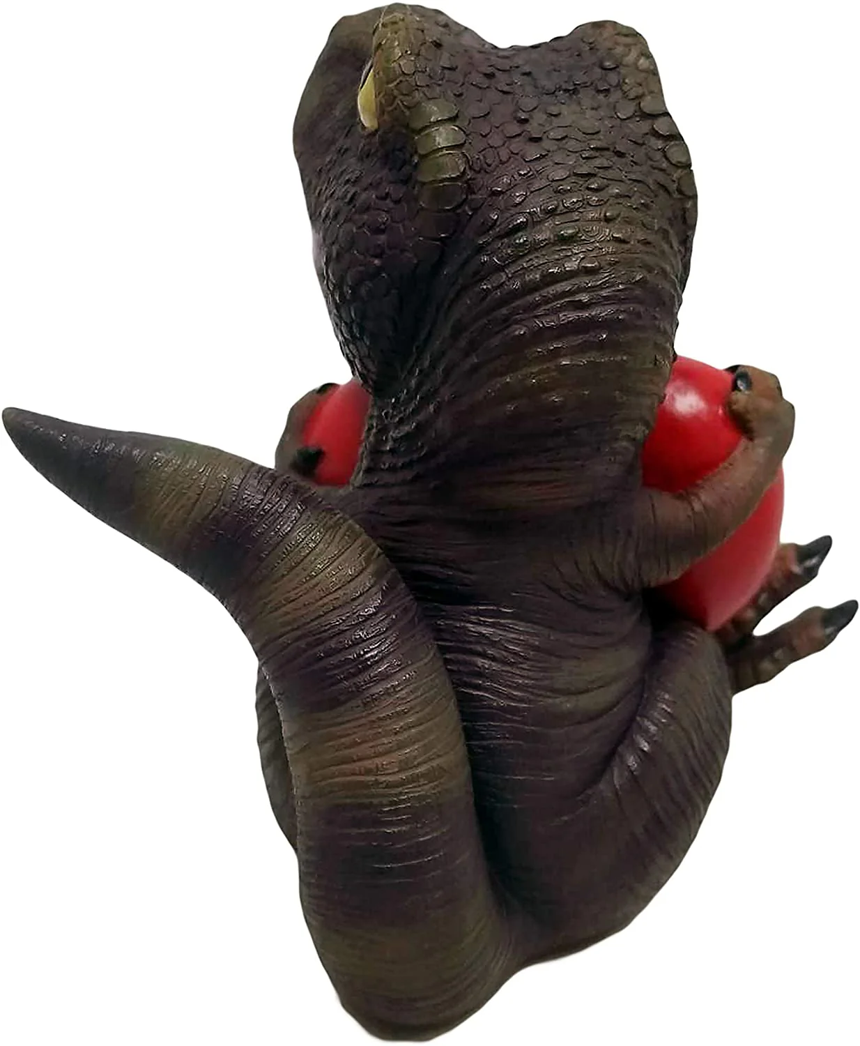Ebros Prehistoric Passion T-Rex with Big Red Heart Tiny Hands Sign Figurine 6" H - Image 2