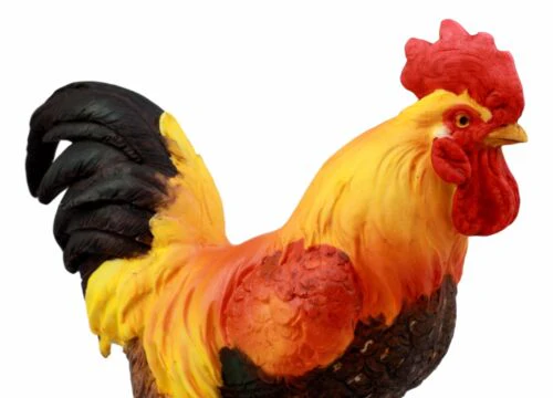 Ebros Proud Country Chicken Rooster Statue with Base 7.5" Tall Resin Sculpture in Vivid Colors - Image 6