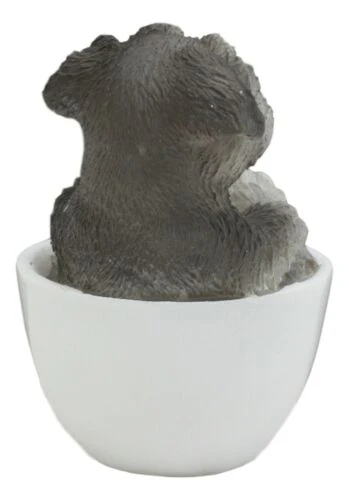 Ebros Realistic Mini Adorable Schnauzer Teacup Statue 3"H Pet Pal Dog Breed Figurine - Image 5