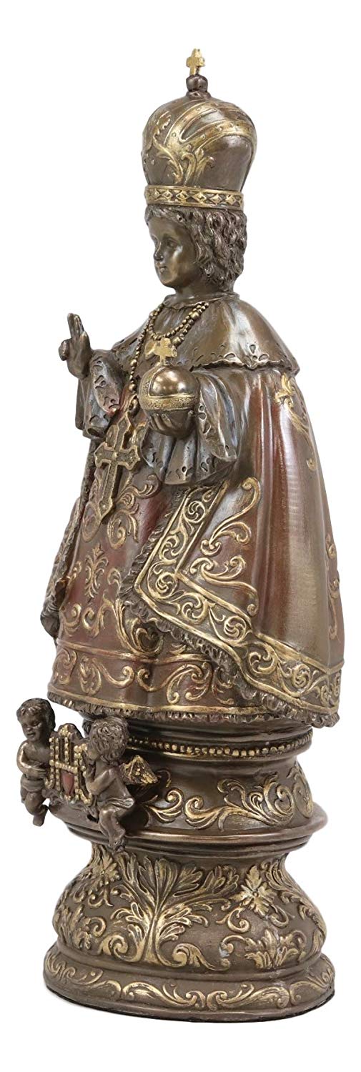 Ebros Roman Catholic Orthodox Christian Infant of Prague Statue Jesus Decor - Image 2