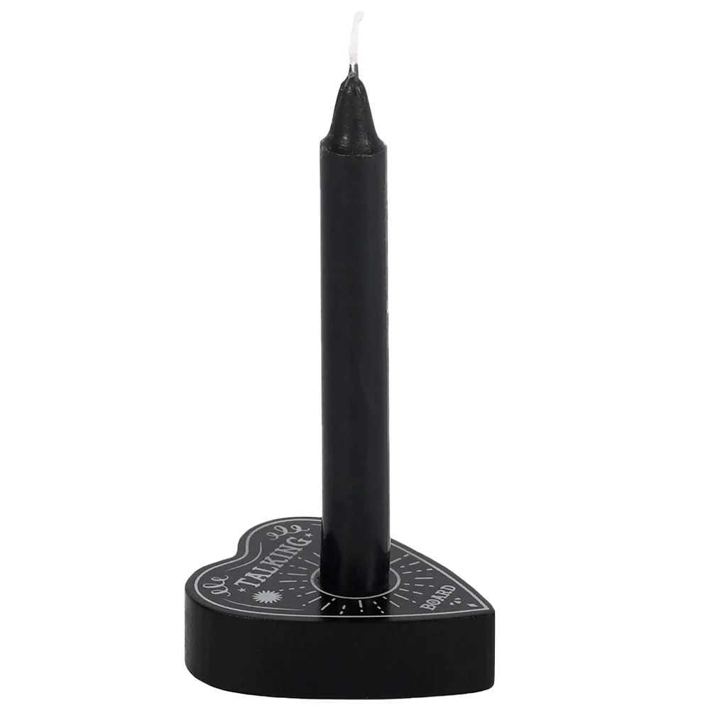 Ebros Set Of 8 Occult Ouija Spirit Board Planchette Heart Candle Stick Holder - Image 2