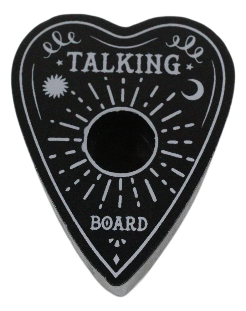 Ebros Set Of 8 Occult Ouija Spirit Board Planchette Heart Candle Stick Holder - Image 4