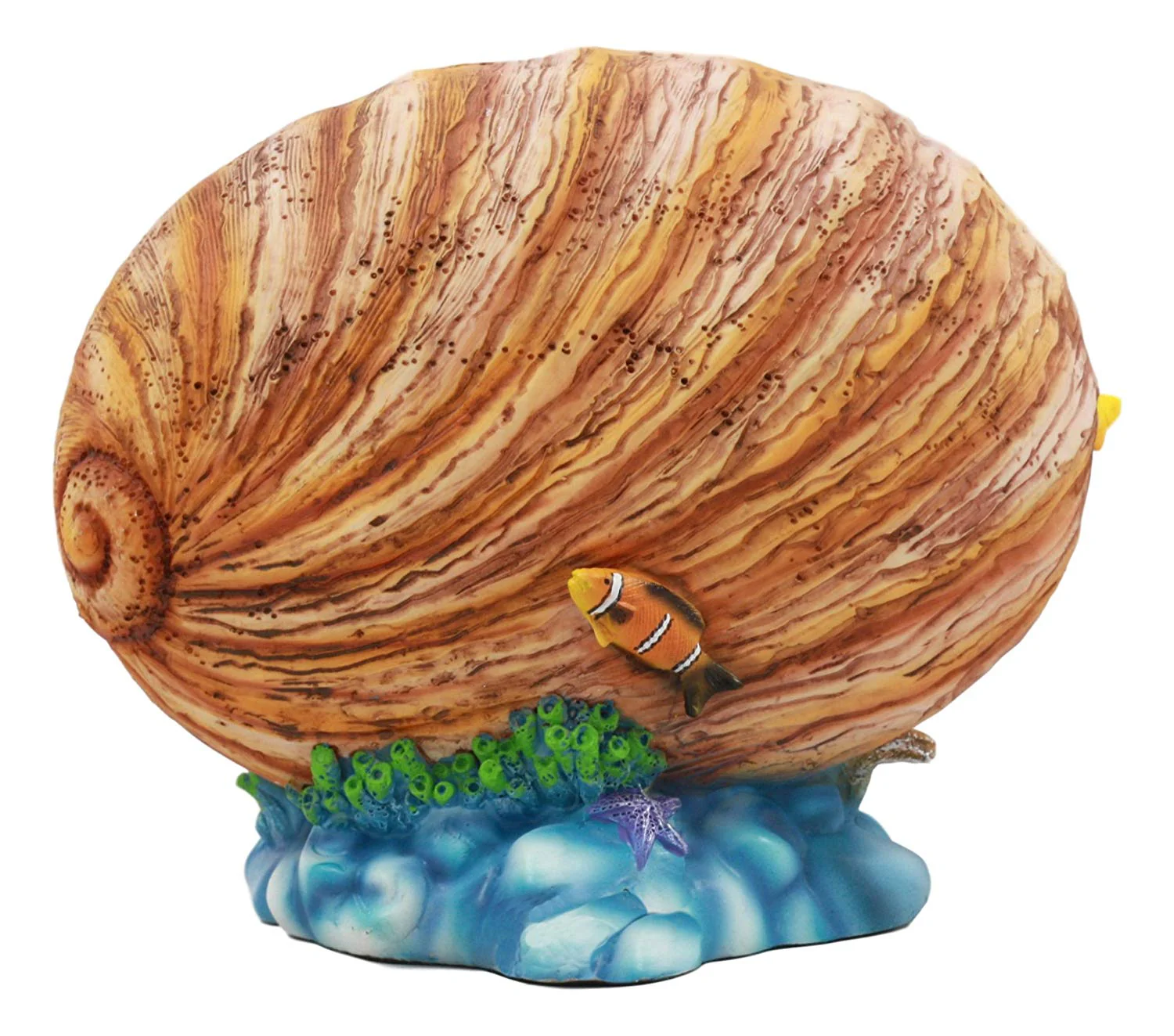 Ebros Sheila Wolk Mermaid Pearl Sleeping Mermaid Inside An Oyster Shell Statue - Image 4