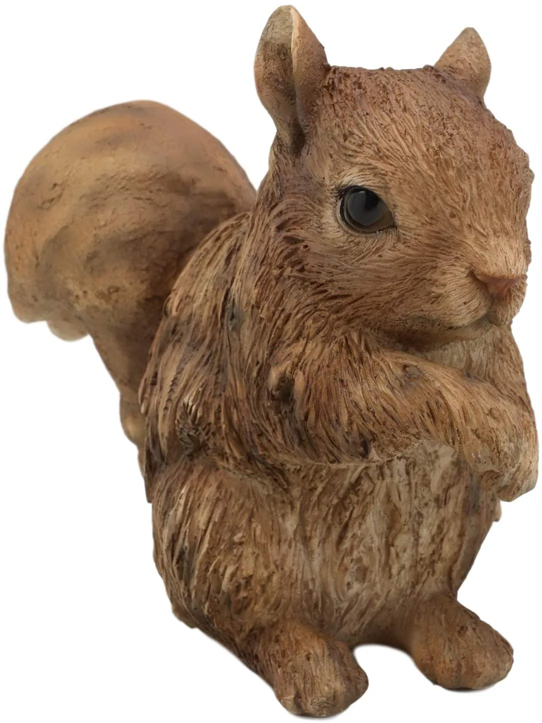 Ebros Standing Chipmunk Squirrel Resin Statue 6.25" Tall Faux Driftwood Finish - Image 2