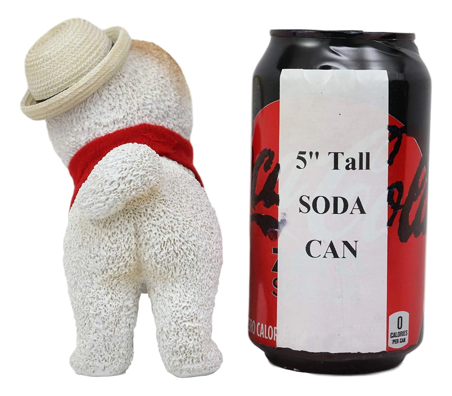 Straw Hat Boo The World's Cutest Pomeranian Dog Statue Pet Pal Dogs Collectible - Image 4