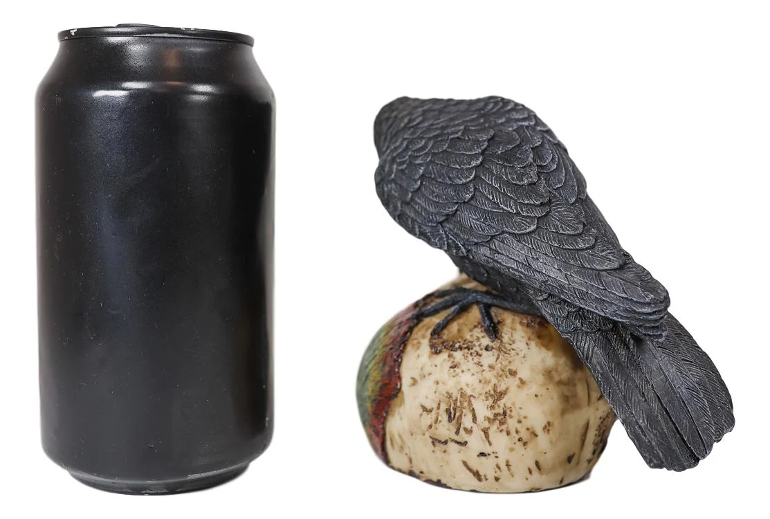 Ebros T Virus Infected Raven Crow Feeding on Zombie Flesh Decorative Figurine 4.25"H - Image 5