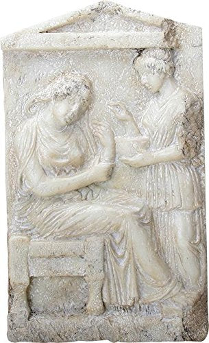 Ebros Tombstone Stele of Glykylla Wall Plaque Large 15.5" Long Resin Replica Figurine Collectible - Image 2