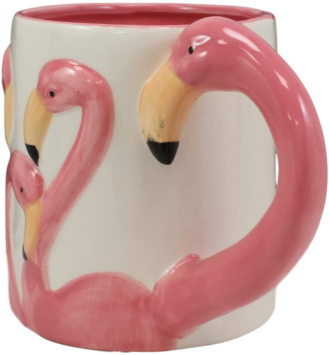 Ebros Tropical Pink Flamingos Ceramic Coffee Mug (16 oz Drinking Cup Mug, 2 PCS) - Image 4