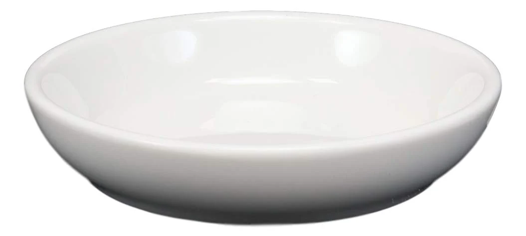 Ebros White Porcelain Contemporary Condiments Soy Sauce Dipping Plate or Dish Set of 6 Great Housewarming Gift Or Party Decor For Sushi Asian Dining Oil Chili Paste Chip Dips Restaurant Supply - Image 6