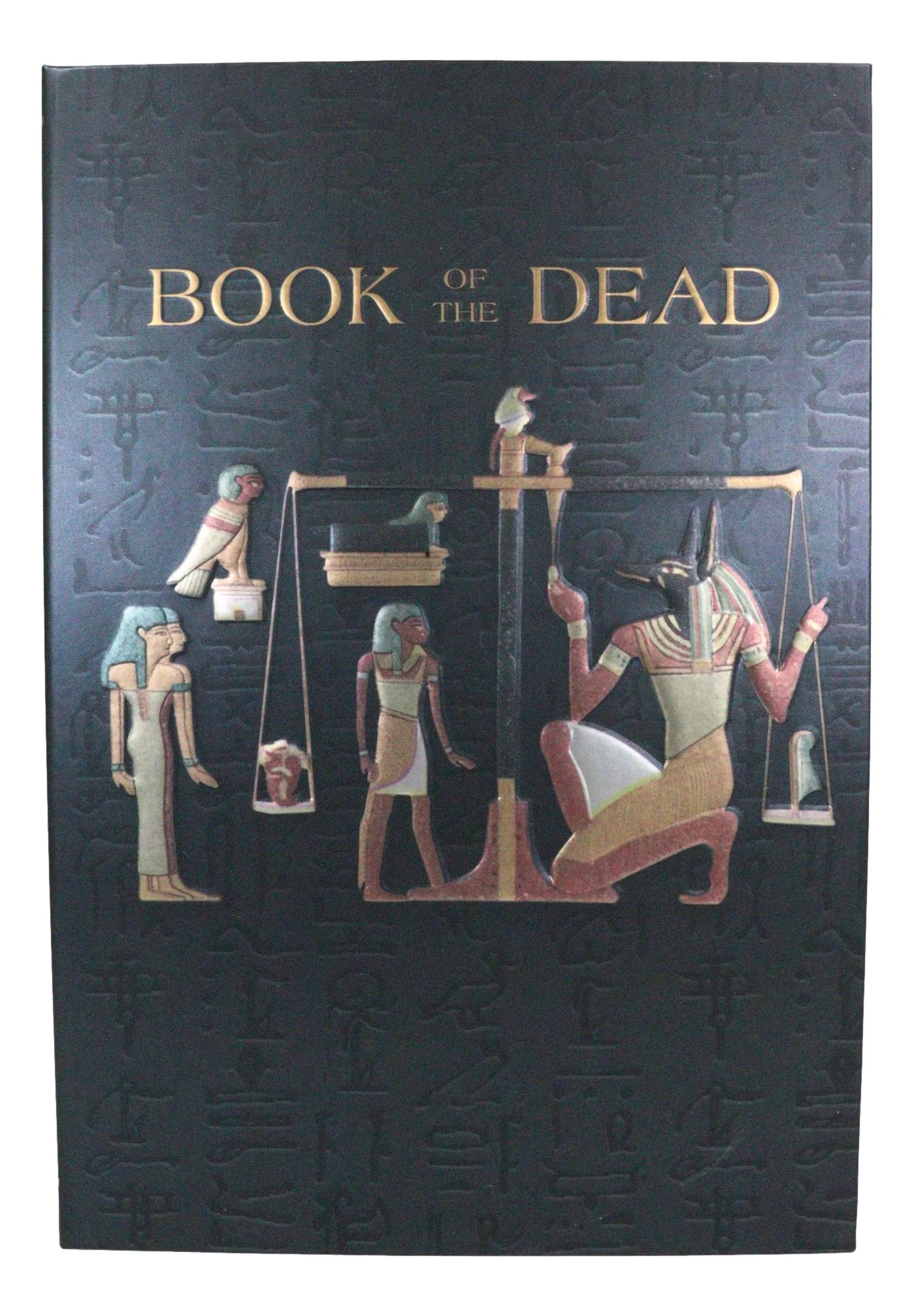 Egyptian Book Of The Dead Anubis With Scales Embossed Blank Page Journal Book - Image 2