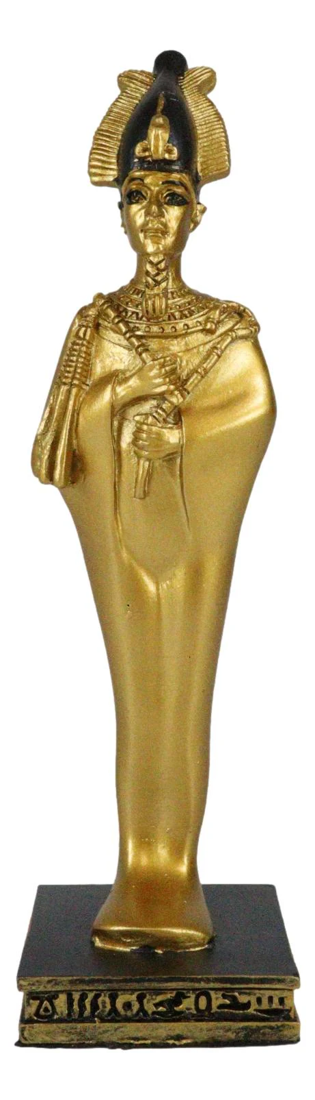 Egyptian Deity God And Judge of The Dead Osiris Holding Crook and Flail Figurine - Image 5