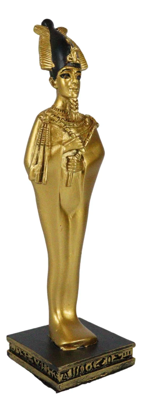 Egyptian Deity God And Judge of The Dead Osiris Holding Crook and Flail Figurine - Image 6