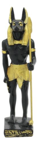 Egyptian God Of The Dead Mummy Anubis Dollhouse Miniature Statue Gods Of Egypt - Image 2