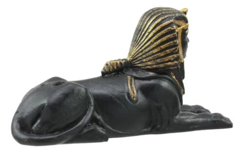 Egyptian Pyramid Tomb Guardian Sphinx Androsphinx Dollhouse Miniature Figurine - Image 3