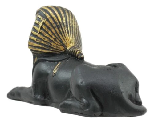 Egyptian Pyramid Tomb Guardian Sphinx Androsphinx Dollhouse Miniature Figurine - Image 4