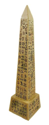 Ebros Egyptian Temple of Ra Sand Desert Obelisk With Hieroglyphs Statue 8" Tall - Image 6