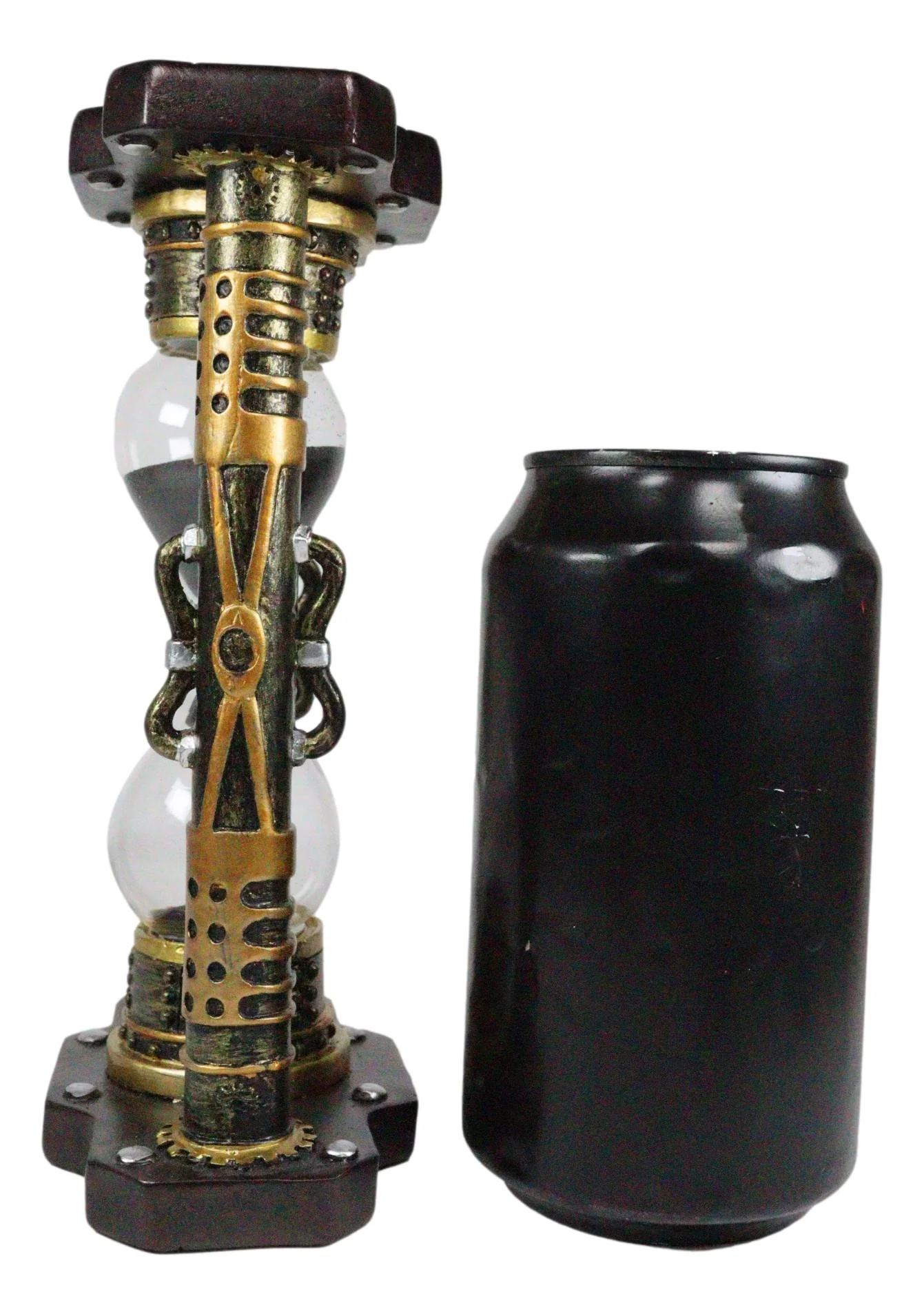 Ebros Endless Time Shifting Warp Column Tower Steampunk Gearwork Sand timer - Image 5