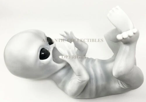 Extra Terrestrial Alien UFO Outer Space Colony Wine Bottle Holder Figurine Decor - Image 5