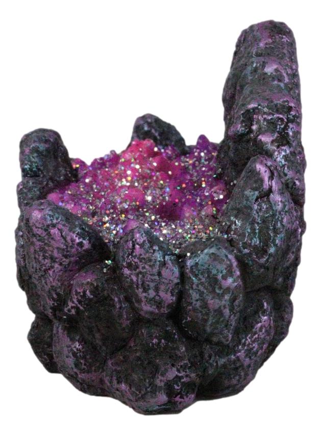 Faux Geode Crystals Rock Magic Wands Holder Stand Prop Accessory Decor - Image 7