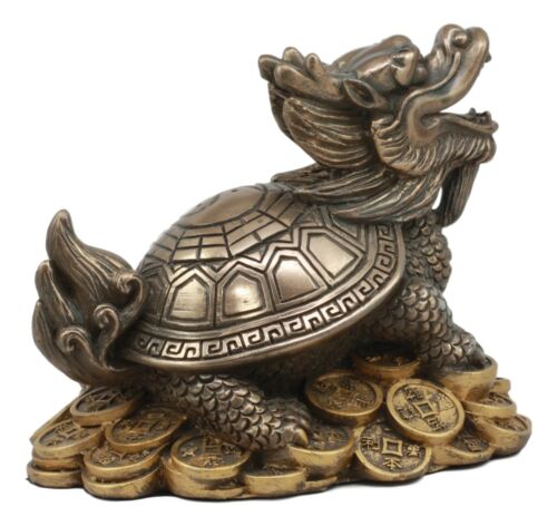 Feng Shui Celestial Black Dragon Turtle Statue Charm For Protection and Wealth - Image 6
