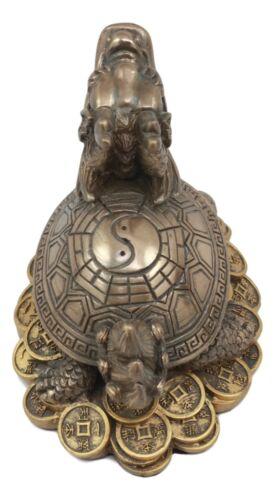 Feng Shui Celestial Black Dragon Turtle Statue Charm For Protection and Wealth - Image 7