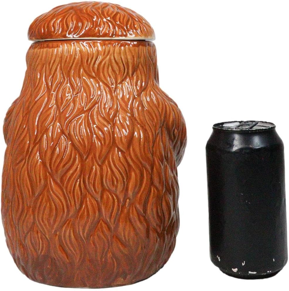 Forest Mythical Creature Sasquatch Big Foot Cryptid Ape Ceramic Cookie Jar - Image 4