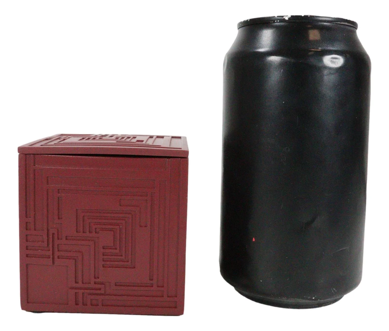 Frank Lloyd Wright Charles Ennis House Petite Cube Trinket Box Textile Block Art - Image 8
