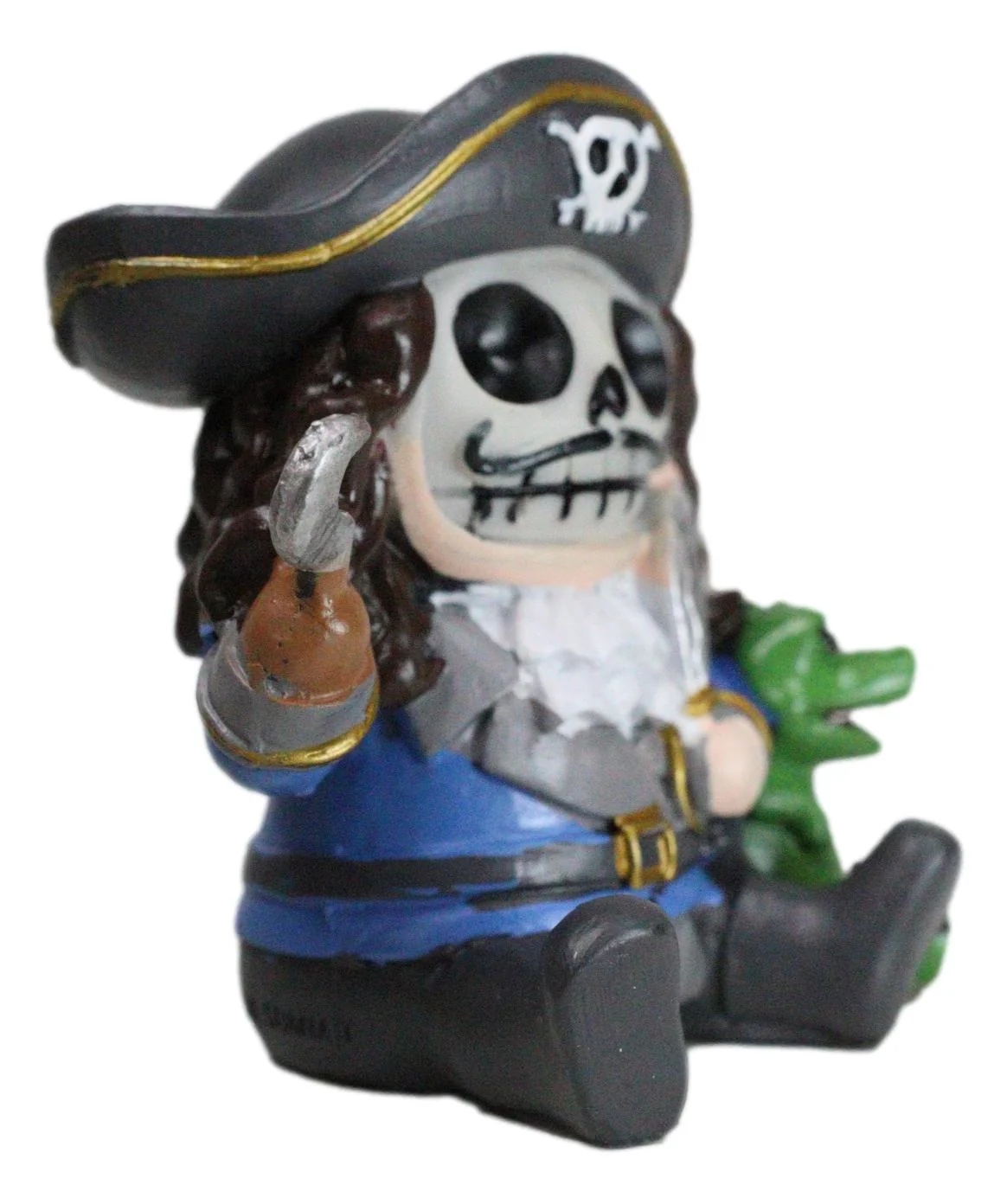 Furry Bones Arrr Matey Villain Pirate Captain Hook Peter Pan Figurine Furrybones - Image 6
