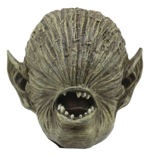Ghastly Faceless Alien Zombie Skull Figurine 6.25"Long Horrific Blind Predator - Image 4