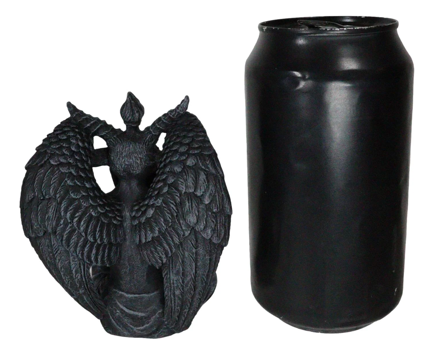 Goat of Mendes See Hear Speak No Evil Devil Baphomet Gargoyle Set of 3 Figurines - Image 5