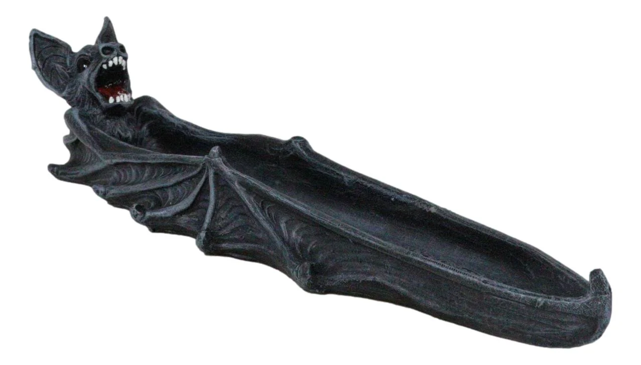 Gothic Gargoyle Cathedric Bat Vampire Incense Stick Holder With Celtic Knotwork - Image 7