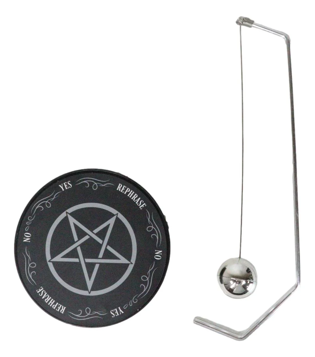 Gothic Pentagram Pendulum Board For Decision Making Divination Dowsing Wicca - Image 4