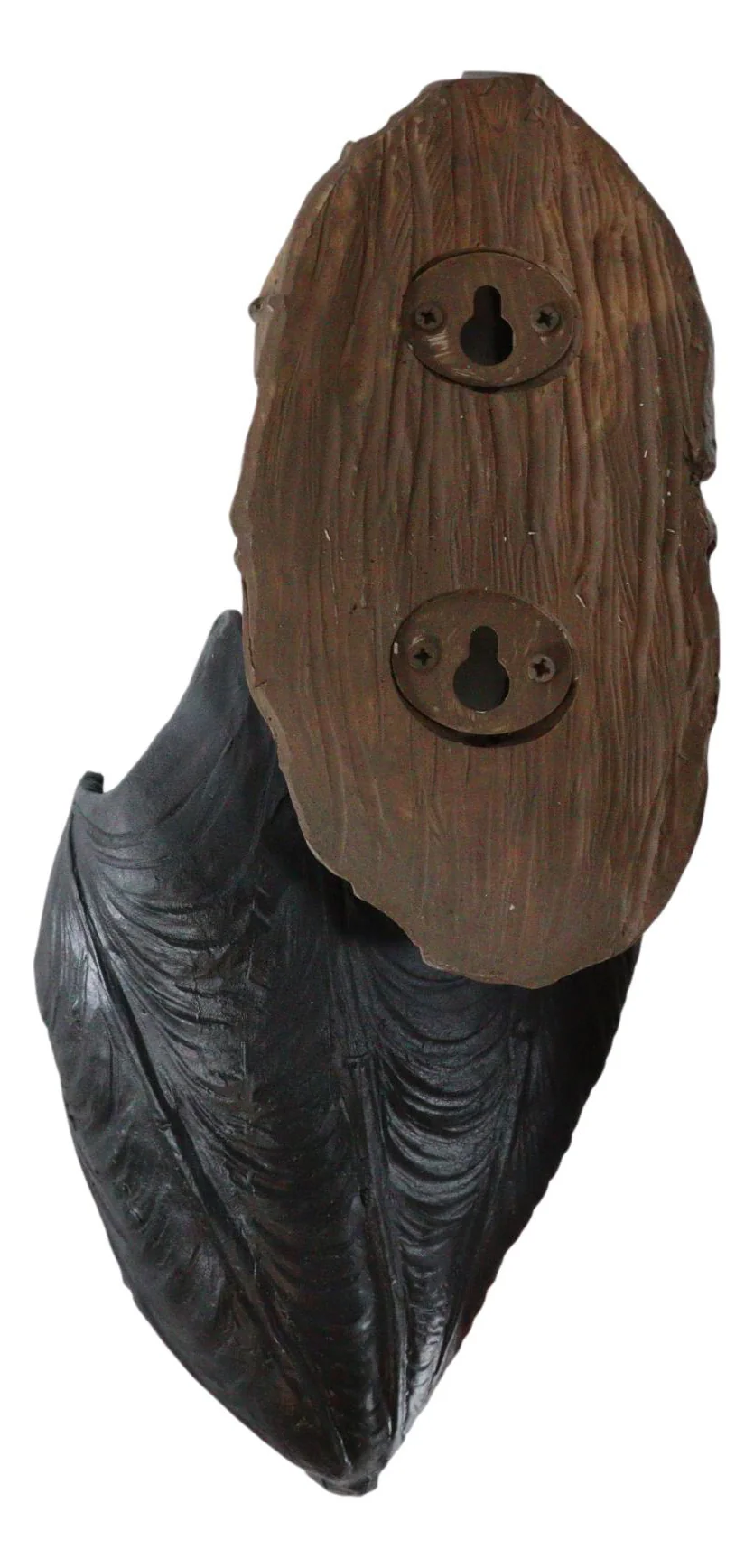 Gothic Winged Vampire Bat By Spider Web Hanging From Branch Wall Hanging Decor - Image 2