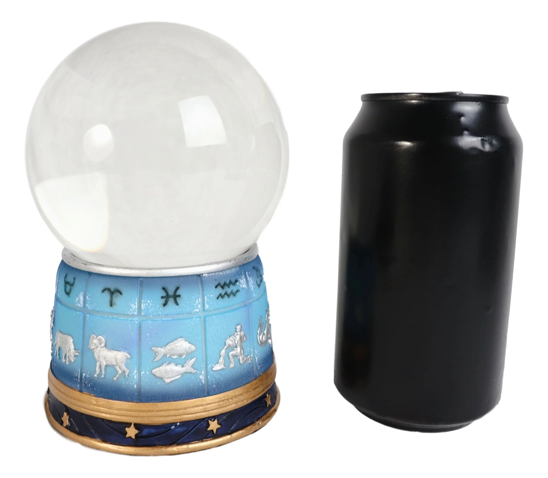 Greek Astrology 12 Horoscope Zodiac Signs Dome Base And Glass Sphere Gazing Ball - Image 7