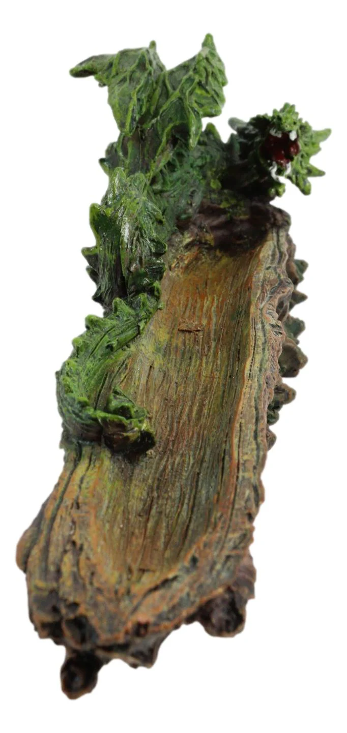 Ebros Green Earth Dryad Tree Greenman Dragon Incense Holder Burner Figurine - Image 2