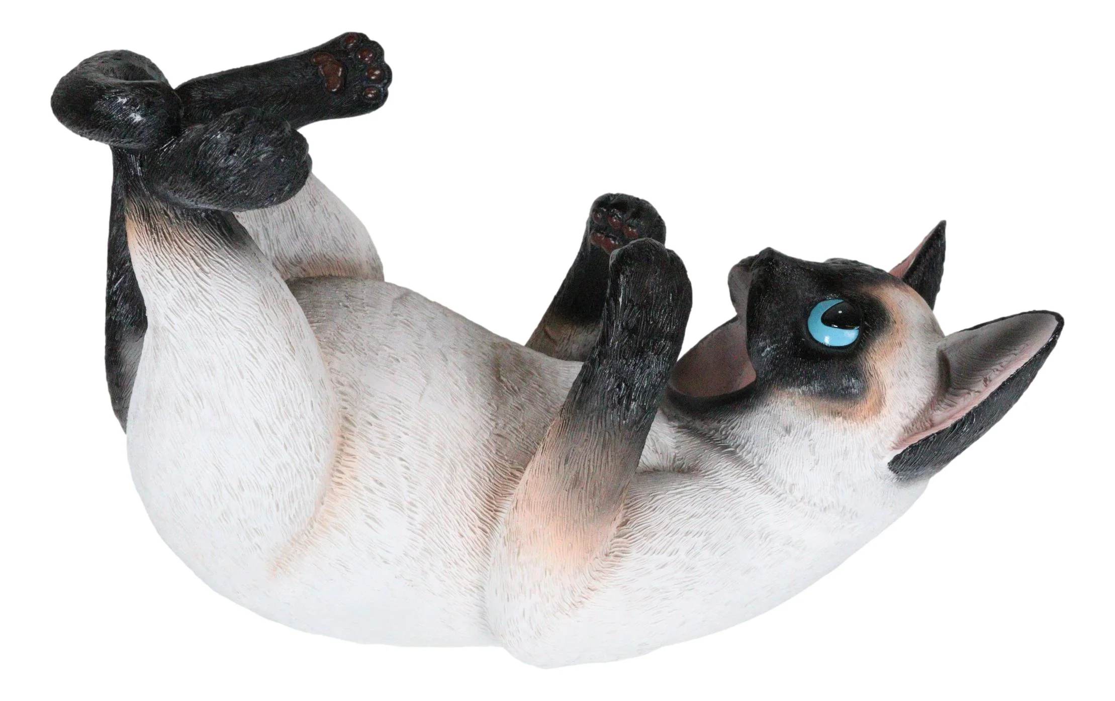 Her Majesty Regal Drinking Siamese Cat Wine Bottle Holder Rack Or Stand Figurine - Image 2