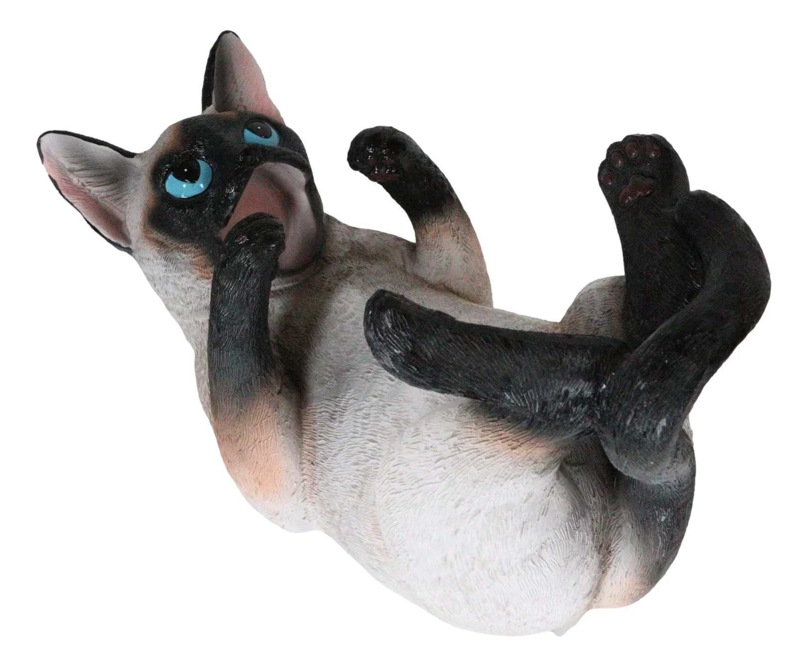 Her Majesty Regal Drinking Siamese Cat Wine Bottle Holder Rack Or Stand Figurine - Image 3