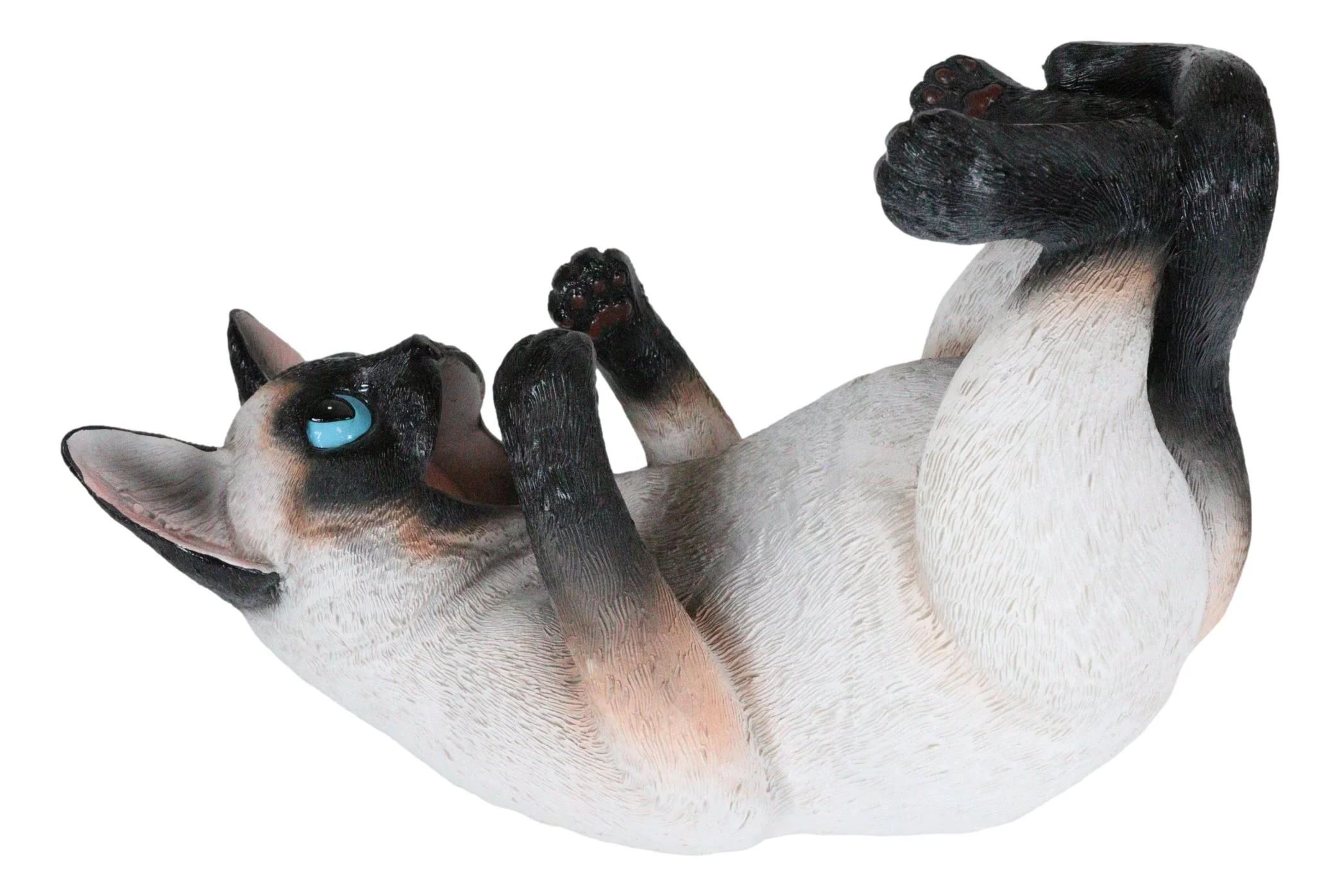 Her Majesty Regal Drinking Siamese Cat Wine Bottle Holder Rack Or Stand Figurine - Image 4