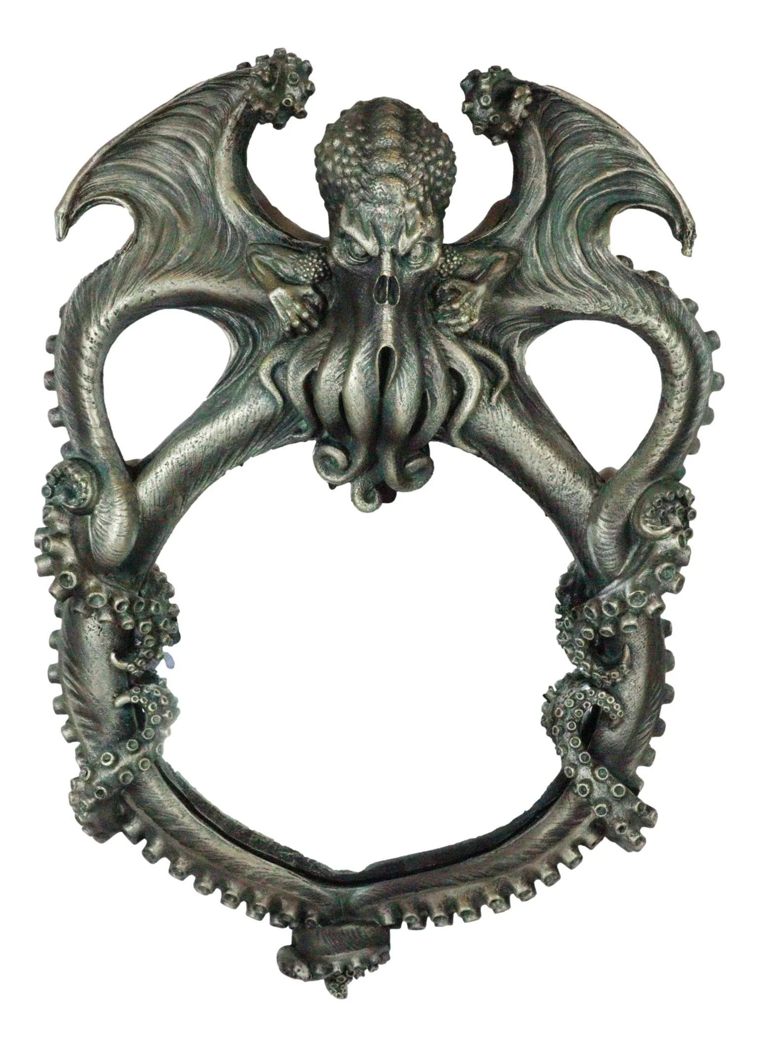 High Priest Great Old Ones The Call of Cthulhu Octopus Vanity Wall Mirror 16"H - Image 2