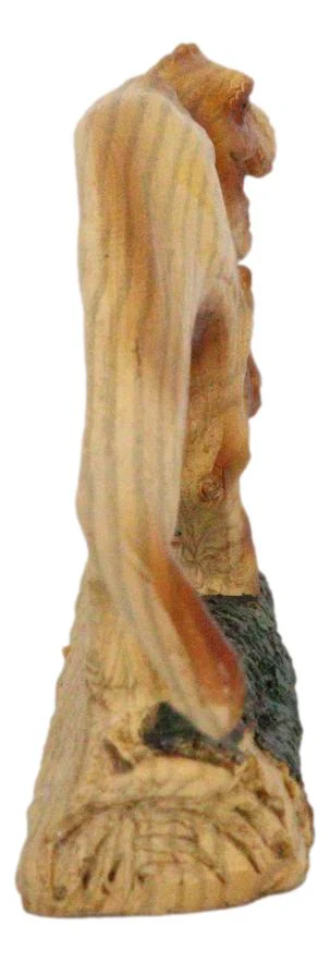 Jurassic Dinosaur Tyrannosaurus Rex Mother and Baby Faux Wood Cutout Figurine - Image 5