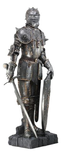Large 29" Height Standing Honorable Armored Knight Sculpture Medieval Decoration - Image 2