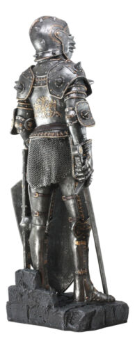 Large 29" Height Standing Honorable Armored Knight Sculpture Medieval Decoration - Image 3