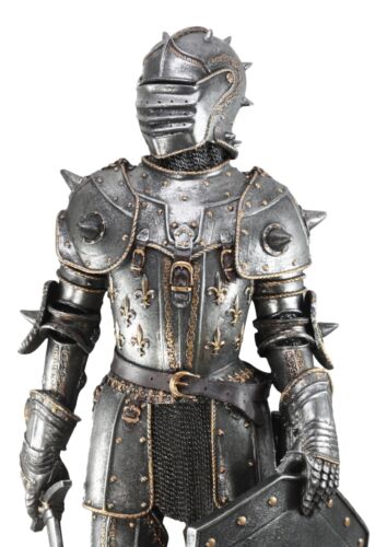 Large 29" Height Standing Honorable Armored Knight Sculpture Medieval Decoration - Image 5