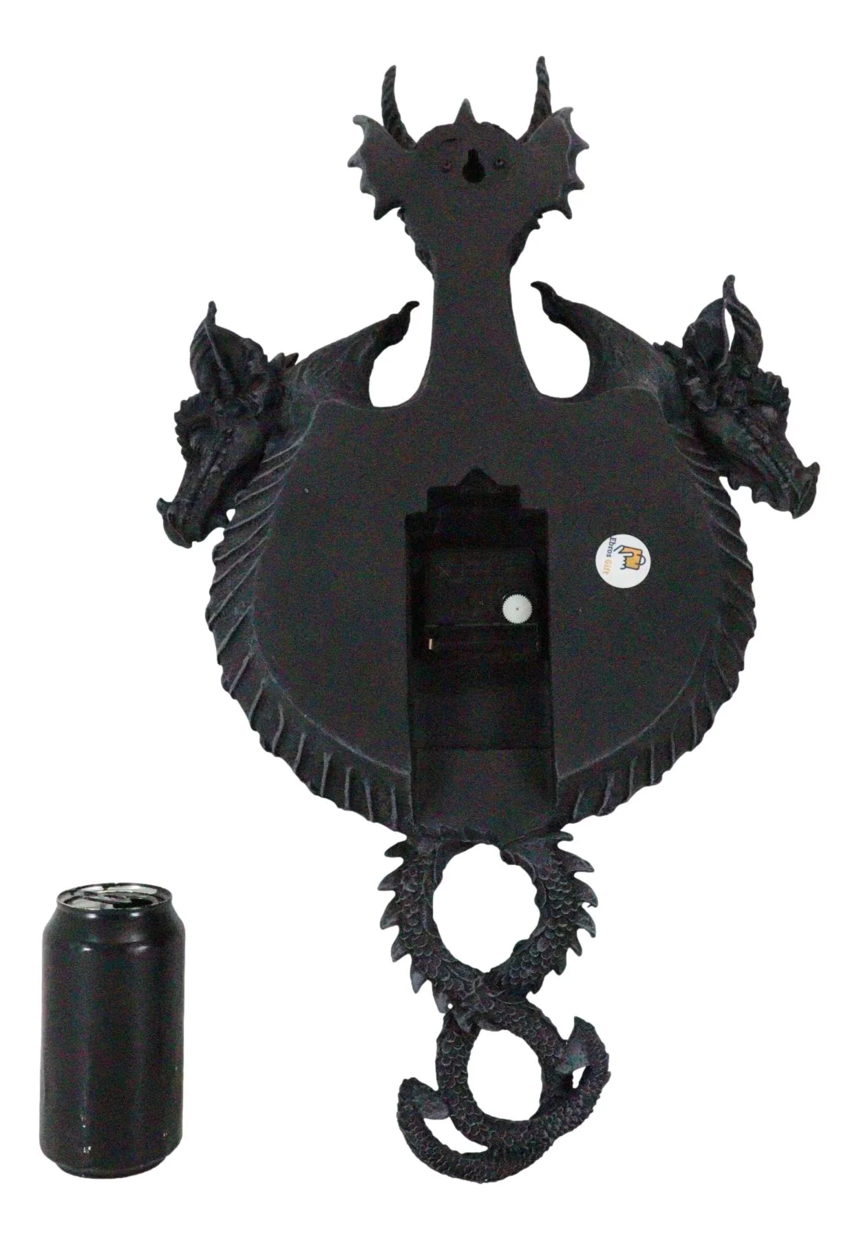Large Gothic Spiral Serpent Triple Dragon Overlords Time Sentinels Wall Clock - Image 8