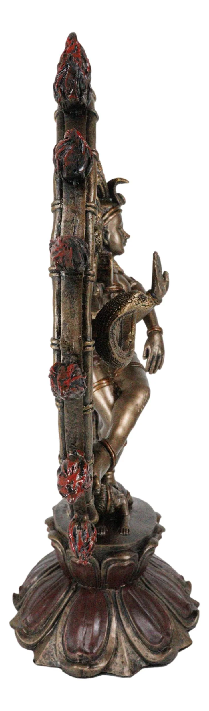 Large Hindu Supreme God Shiva Nataraja Statue 15"H Cosmic Divine Dancer Tandava - Image 5