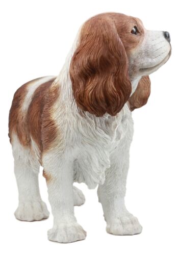 Large Realistic Adorable Cavalier King Charles Spaniel Dog Statue 16"Long - Image 6